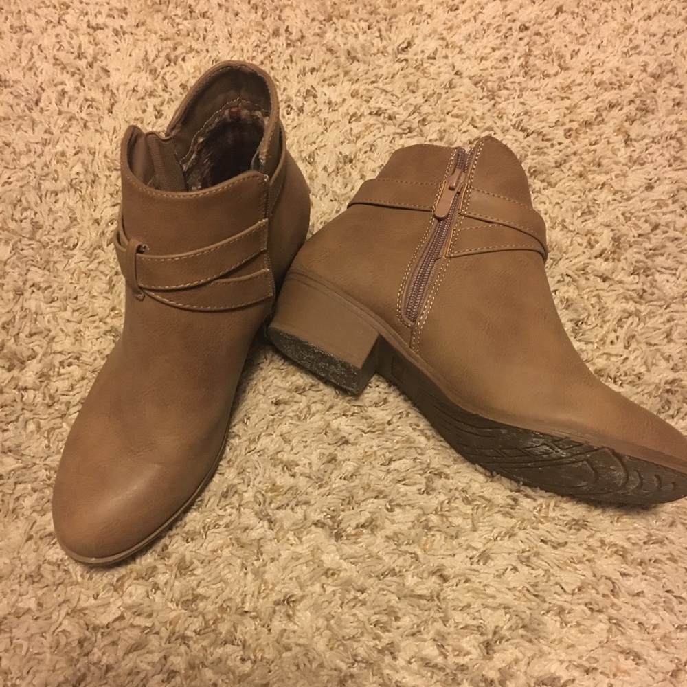 Tan Booties